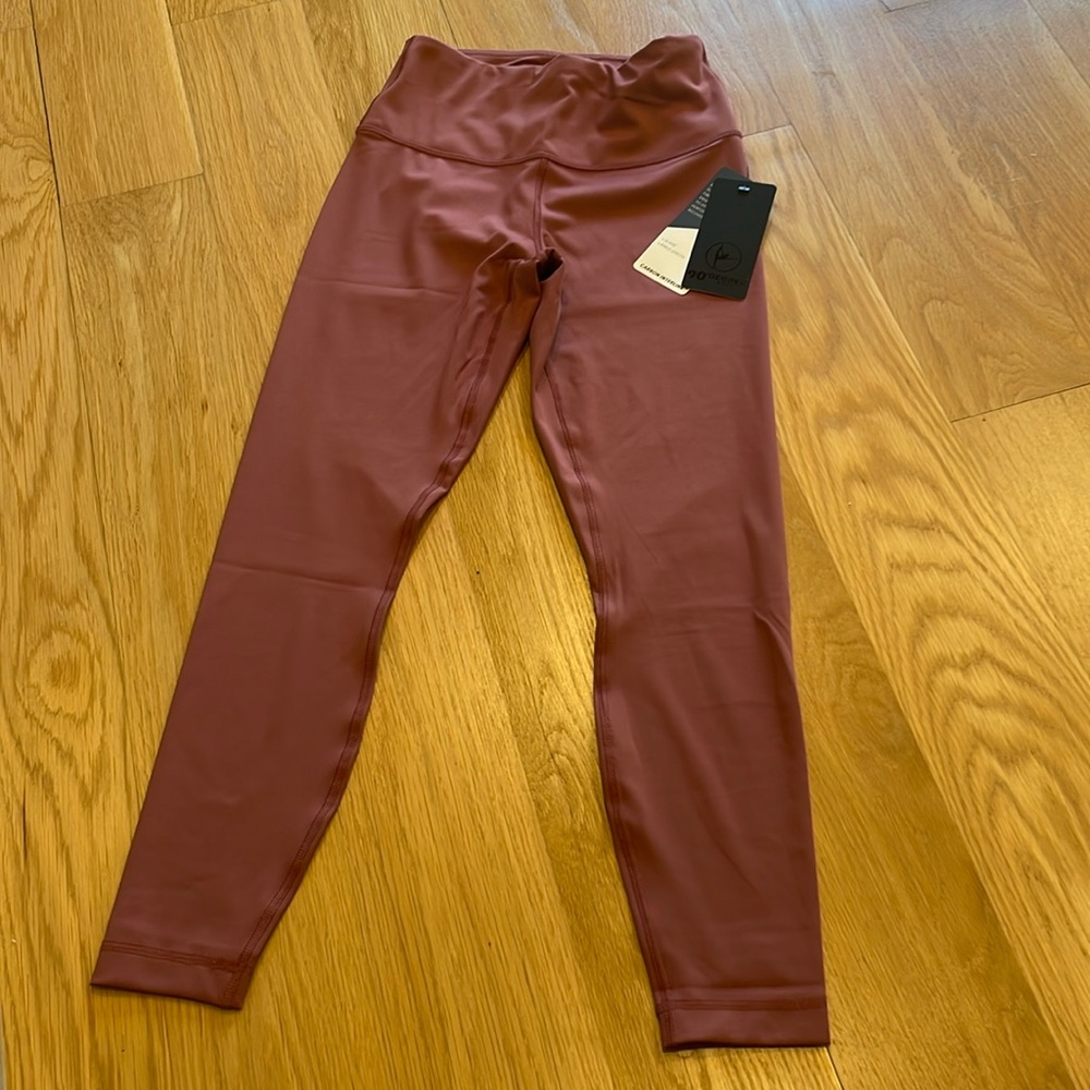 90 Degrees by Reflex Rouge Blush Leggings - NWT